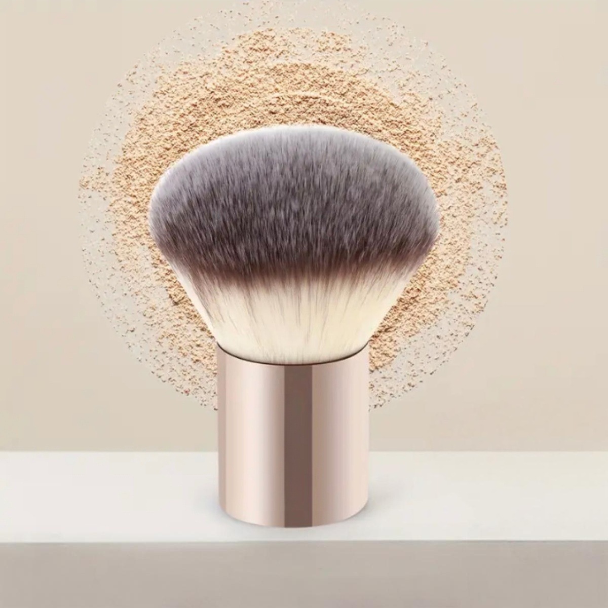 Rose golden base brush-tri-color hair