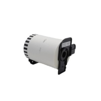 Étiquettes d'emballage de supermarché Brother DK 102 QL blanches Rouleaux d'étiquette thermique continue étanche personnalisée DK-22243 30.48mm * 22243 m