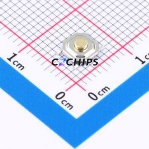 HX 5.2x5.2x1.8H Tactile Switch SMD,5.2x5.2mm Switch Single Pole Single Throw Round Button 2.5N Vertical Mount - Product Image 1