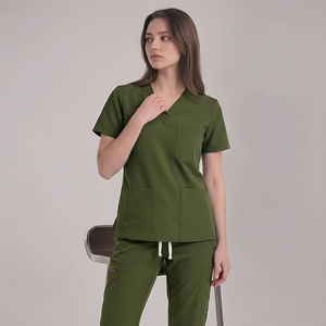 Conjuntos de Uniformes Médicos Personalizados para Mujer, Material Grueso, Uniformes para el Sector Salud, Ropa de Trabajo para Hospital, Servicio OEM de Alta Calidad - Product Image 2