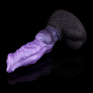 จุกสอดก้นซิลิโคนขนาดใหญ่<span class=keywords><strong>แบบ</strong></span>ดูดติด สำหรับกระตุ้นจุดจี นุ่ม รูปสัตว์ประหลาด หนา แฟนตาซี มนุษย์ต่างดาว สุนัข ดิลโดแบบมีปม - Product Image 3