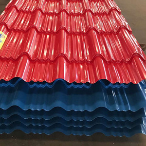 Tejas Metálicas de Acero PPGI de Alta Resistencia, Placas de Acero Galvanizado y Recubiertas de Zinc, Láminas de Techo Corrugadas con Recubrimiento de Color - Product Image 2