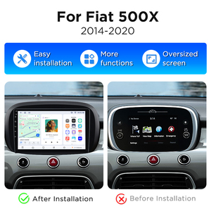 Autoradio sans fil Junsun Carplay pour Fiat 500X 2014-2020, GPS de navigation multimédia pour Fiat 500X 2014-2020 - Product Image 2