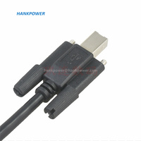 Grosir Kabel Data AM Ke BF Kabel Printer USB 2.0 dengan Sekrup Tetap 1M/1.5M/3M/5M