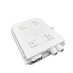 HSGQ yeni FTTH 8 çekirdekli plastik Fiber erişim terminali kutusu 8 port su geçirmez kauçuk kablo rakoru Fiber optik kutu FDB/ATB - Product Image 4