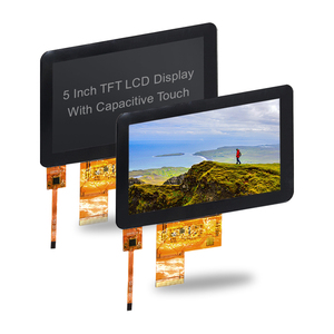 แผงจอ <span class=keywords><strong>LCD</strong></span> แบบอินเตอร์เฟส RGB <span class=keywords><strong>5</strong></span> "โมดูลหน้าจอสัมผัส40พิน TFT <span class=keywords><strong>5</strong></span>นิ้ว - Product Image 1