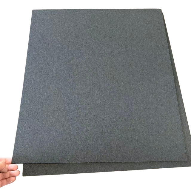 Wholesale Professional Breathable Noise-Isolating Black Felt Sheet-Dense Needle-Punched Fabric for Speaker Soundproof Pads