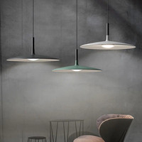 Lustre LED moderne minimaliste de haute qualité 7W à intensité variable blanc chaud pour salon intérieur et hôtel, installation en surface