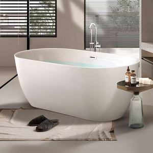 Baignoire autoportante en acrylique personnalisable <span class=keywords><strong>avec</strong></span> chauffage intelligent à température constante, massage à bulles et panneau intelligent pour appartement intérieur - Product Image 2