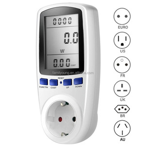 Digital LCD misuratore di energia wattmetro dispositivo di monitoraggio wattaggio elettricità Kwh analizzatore di misurazione della potenza US/FR/<span class=keywords><strong>EU</strong></span>/UK/BR Plug - Product Image 6