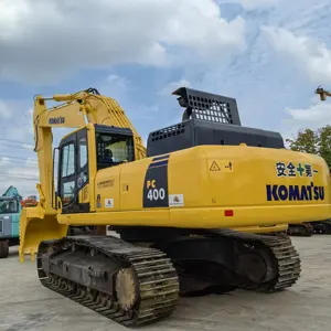 Escavadeira komatsu PC400-8 barata, máquina escavadeira de segunda mão