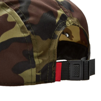 Casquette de camp camouflage 5 panneaux en nylon personnalisée en gros avec étiquette