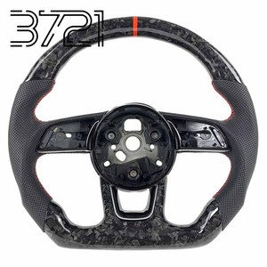 Accesorios para Automóviles Audi A4 R8 RS3 RS4 A3 A5 A6 B9 S3 S4 S5, Volante Deportivo de Fibra de Carbono para Carreras, 2020 2021 2022 2023 2024 - Product Image 1