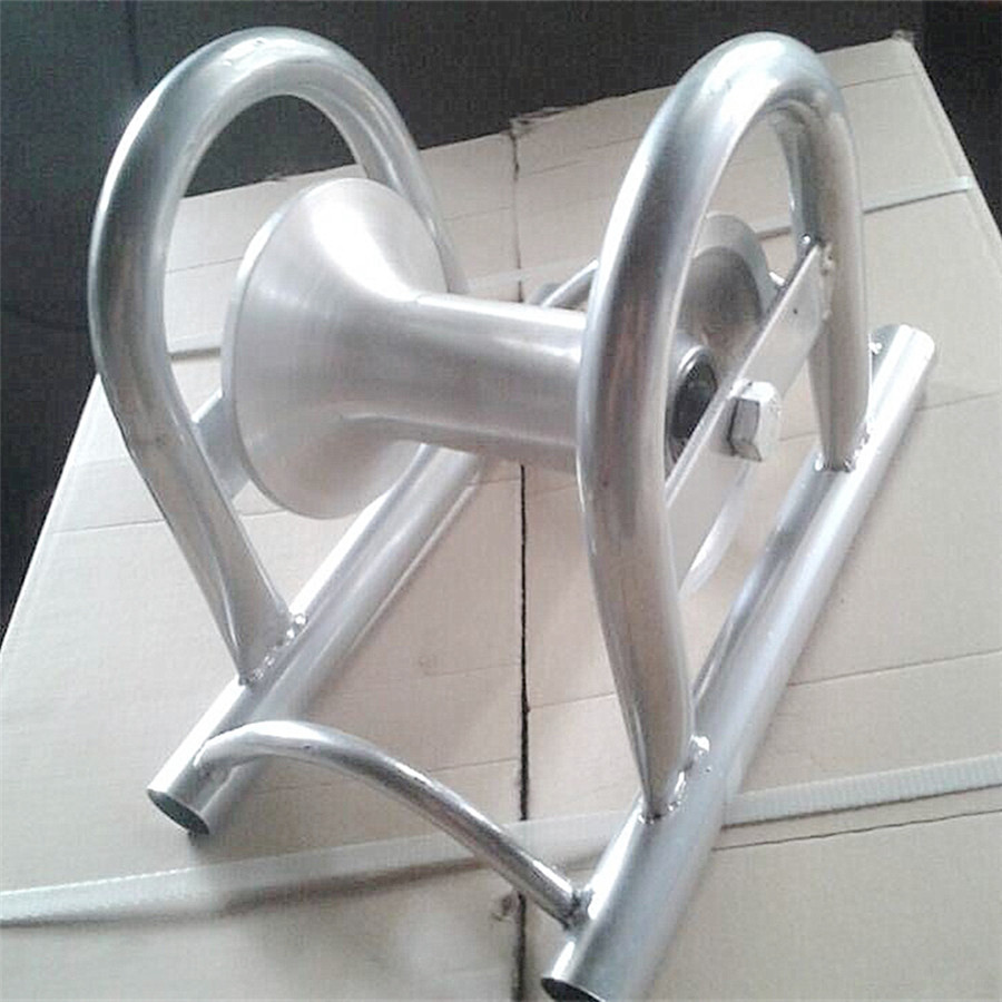 <strong>Wire</strong> Electrical <strong>Cable</strong> Pulling Rollers Straight <strong>Guide</strong> Aluminium Roller for <strong>Underground</strong> <strong>Cable</strong> Laying