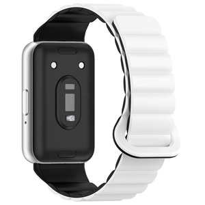 <span class=keywords><strong>Bracelet</strong></span> de <span class=keywords><strong>montre</strong></span> magnétique en silicone de luxe pour Samsung Galaxy Fit 3, <span class=keywords><strong>bracelet</strong></span> de <span class=keywords><strong>montre</strong></span> tout-en-un avec connecteur métallique - Product Image 4