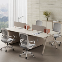 Nuevas Mamparas Modulares para Oficina, Mesa de Oficina para Computadora, Estación de Trabajo, Escritorio de Oficina para 2, 4, 6, 8 Personas, Cubículo de Oficina
