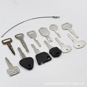 Juego de Llaves Universal de 12 Piezas, Herrajes Plateados, Suministros de Cerrajería, Compatible con 777 123243 166 1A X7 787 556 JCB TOY 212 - Product Image 1