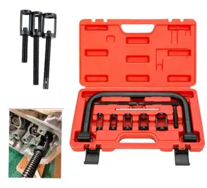 10 Pieces Valve Spring Compressor Kit Valve Stem Puller Vehicle Removal Tool Installation For Van Motorcycle Engine