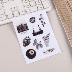 <span class=keywords><strong>3D</strong></span> phim hoạt hình pha lê nhỏ giọt đúc in màu dễ thương in ấn Ins Sticker điện thoại di động Trường hợp trang trí Sticker - Product Image 4