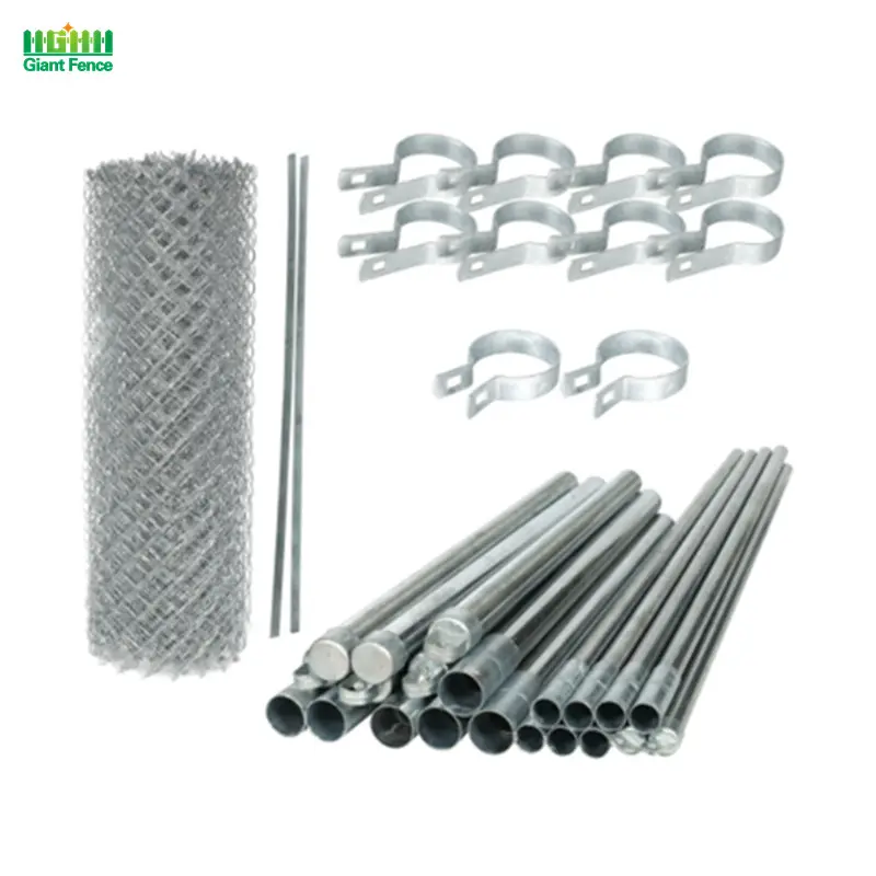 Hot Dip Galvanized And PVC Coated Hardware Chainlink Fence Fitting Parts Chain Link Clips Chain Link Fencing Accessories