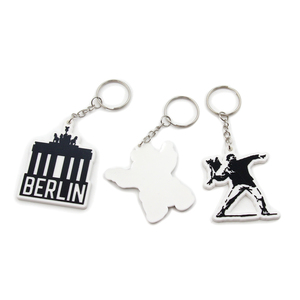 Manufacturer Sport Keyring Silicone Embossed Custom Keyring Customized Soft Rubber Key Chain
