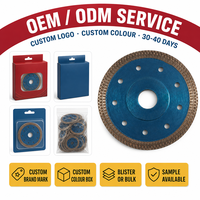 Disque diamanté Turbo en maille pour la découpe de briques, de blocs, de maçonnerie, de pierres et de carreaux, lame ultra-fine de 1,2/1,4 mm, outil de travail pour meuleuse, outil OEM