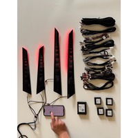 Für Mercedes-Benz W204 RGB Ambientebeleuchtungs-Set Sternenhimmel-Armaturenbrett LED-Lüftungsöffnungs- und Türkonturbeleuchtung 7 18 23 Licht-Version