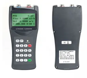 TDS-100H meteran aliran ultrasonik genggam portabel, pengukur aliran ultrasonik dengan Sensor jepit tanpa mengganggu aliran