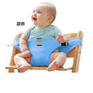 Harnais de sécurité pour chaise haute bébé, sangle réglable verte pour support de siège bébé, compatible avec chaise en bois - Product Image 5