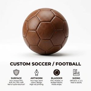 Balón <span class=keywords><strong>de</strong></span> Fútbol Infantil <span class=keywords><strong>de</strong></span> Cuero PU Resistente, Tamaño 2, Uso Interior/Exterior, Diseño Clásico <span class=keywords><strong>de</strong></span> Paneles, Cosido a Máquina, Profesional - Product Image 6