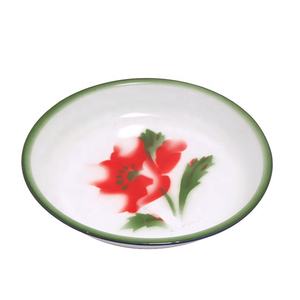 Assiette De Riz En Émail Déco Fleur Bon Marché - Product Image 4