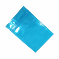 Sachet en aluminium holographique Mylar à trois soudures latérales, pochette thermoscellable pour aliments et thé, petit sachet de 1 oz, impression par gravure
