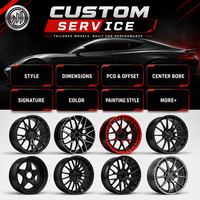 Jantes monobloc forgées 5 étoiles, finition argent brossé, concaves profondes, 17, 18, 19, 20 pouces, 5x112, 5x114.3, pour Audi, Volkswagen, BMW