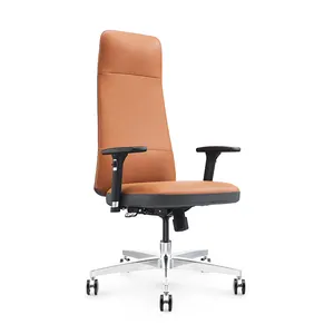 Cadeira ergonômica para escritório, cadeira de couro massageadora