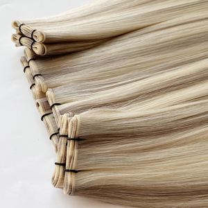 Extensions de cheveux russes 100% de luxe, ensemble Genius Weft, 14-24 pouces, pour cheveux fins et fins, volume indétectable, doux et lisse - Product Image 6