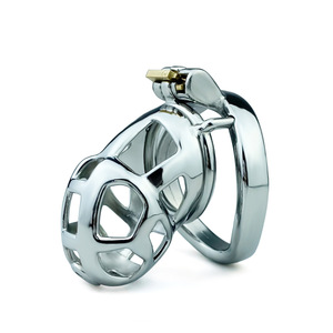 Dispositivo de Castidad Masculina FRRK, Jaulas para Pene, Serie Cobra, Metal, Acero Inoxidable, <span class=keywords><strong>Candado</strong></span> de Castidad Masculino, Jaula Sexual, <span class=keywords><strong>Candado</strong></span> para Pene para Hombres - Product Image 3
