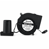 Ventilateur de refroidissement 9733 12V 24VDC 0.4A WKH 1012L, ventilateur de barbecue, régulateur de vitesse pour four à charbon, ventilation au bois, mini ventilateur turbo