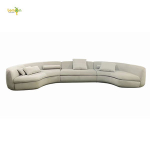 Ensemble canapé d'angle simple et inclinable, chignons field, meubles de salon, combinaison, en coupe - Product Image 4