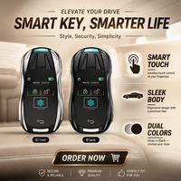 Kunci Mobil Universal dengan Tampilan Supercar, Cocok untuk Semua Model Start Satu Tombol, Menambahkan Fitur Keyless Entry
