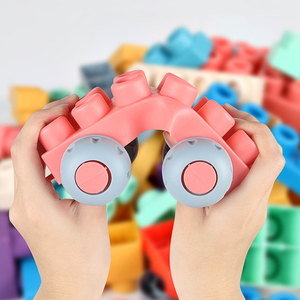 Bloques de juego de apilamiento coloridos y suaves para niños, juguetes sensoriales de bloques suaves para ensamblar, Diy - Product Image 4