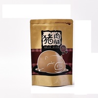 Biodegradable PLA Embalaje Zip Stand up Pouch Ziplock Craft Kraft Paper Food Custom Paper Packaging Bag
