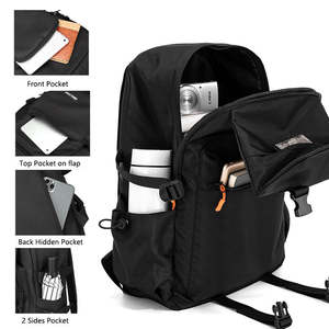 यूनिसेक्स लैपटॉप यात्रा बैकपैक बड़े क्षमता व्यवसाय स्कूल वाटरप्रूफ बाहरी फ्रेम पॉलिएस्टर - Product Image 2