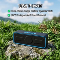Speaker Mini Portabel 5.0 Nirkabel dengan Lampu LED, AUX, USB, Kartu TF untuk Luar Ruangan dan Dalam Ruangan