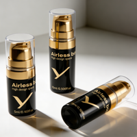 Flacon pompe sans air rechargeable jetable pour cosmétiques et soins de la peau, 5ml 10ml 15ml, crème pour le soin de la peau