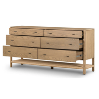 Artisanat Moderne Chêne Naturel Antique Chambre Commode pour Meubles Mur Monté Chevet Entrée Console Table Tiroir Hall De Stockage