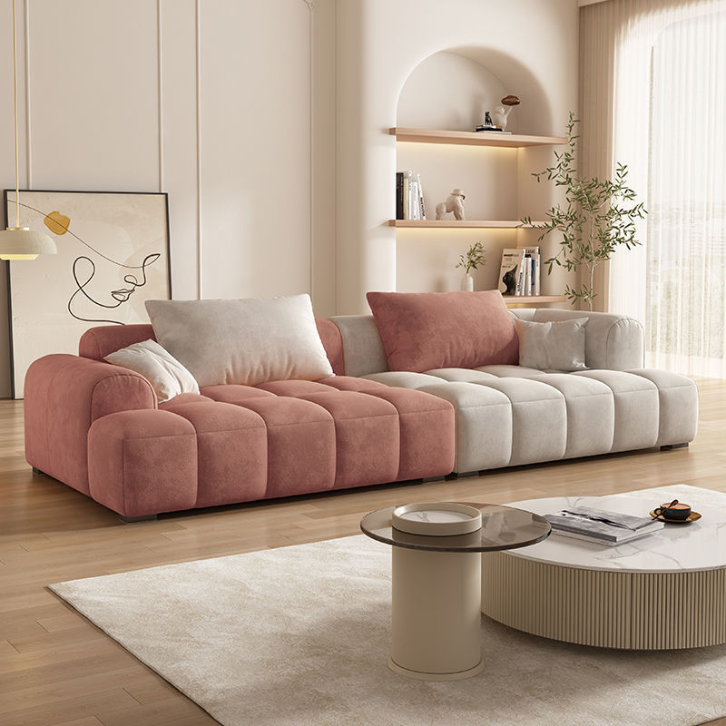 [Velours de glace délicat] riz blanc sort rose