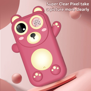 Pour les enfants de 3 à 10 ans Cadeaux de Noël portables Téléphone d'apprentissage pour enfants Version bouton ou tactile Double caméra CMOS Écran Full HD 2,4 pouces - Product Image 6