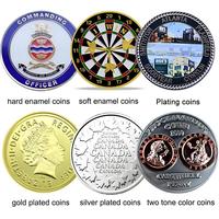 Moneda Conmemorativa Personalizada de Aleación de Zinc 3D, Grabado en Relieve, Color Oro/Plata, Diseño de Monedas Antiguas, Caja de Regalo Promocional, Venta al Por Mayor de Fábrica