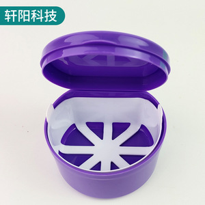 Dental Orthodontic Denture <b>Case</b> Plastic Storage Box For Adult <b>Retainer</b> Teeth Whitening Blue Pink White Green Sky Blue Purple - Product Image 3