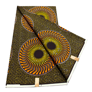 Véritable Tissu Africain Imprimé en Coton, Super <span class=keywords><strong>Pagne</strong></span> Africain en Cire, 6 Yards, Vêtement Holldan - Product Image 3